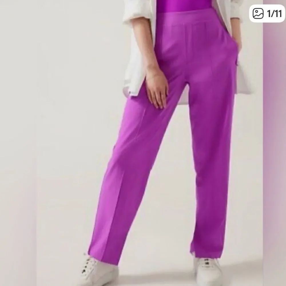 Athleta Vienna Slim Pant Jazzy Purple Womens 2 NEW
